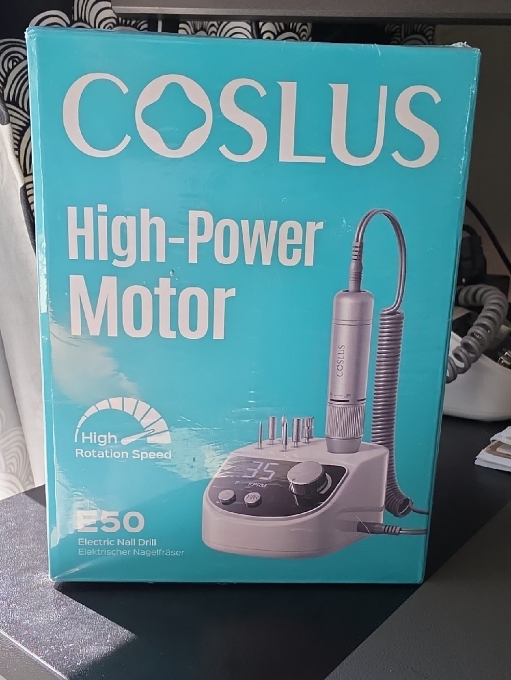 COSLUS E50 High-Power Electric Nail Drill